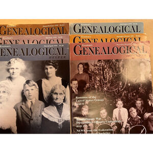 Everton's Genealogical Helper Magazines 1995 Lot of Six Magazines